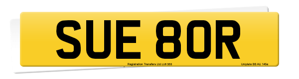 Registration number SUE 80R